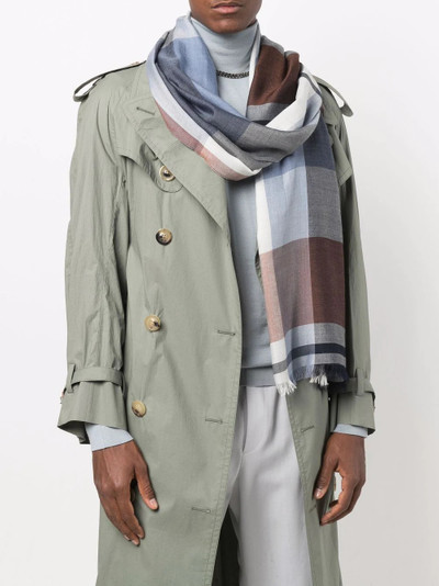 Salvatore Ferragamo woven checked scarf outlook