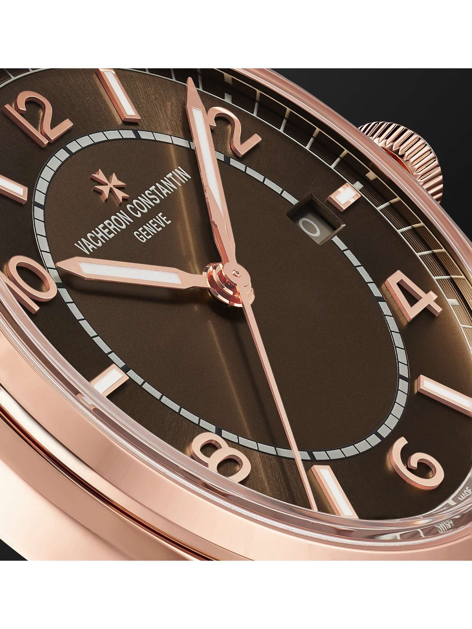 Fiftysix Automatic 40mm 18-Karat Pink Gold and Leather Watch, Ref. No. 4600E/000R-B576 - 6