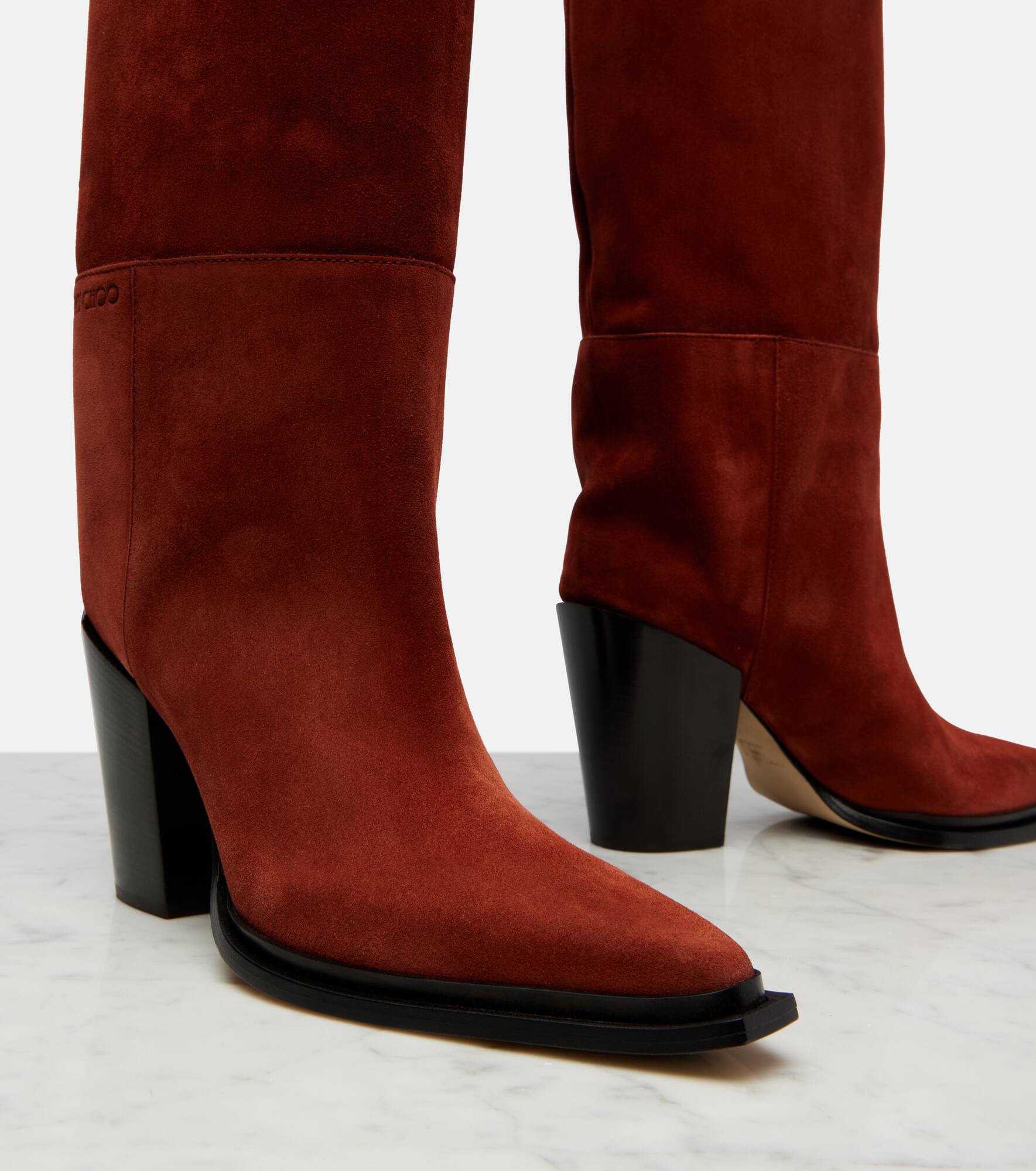 Cece 80 suede knee-high boots - 5