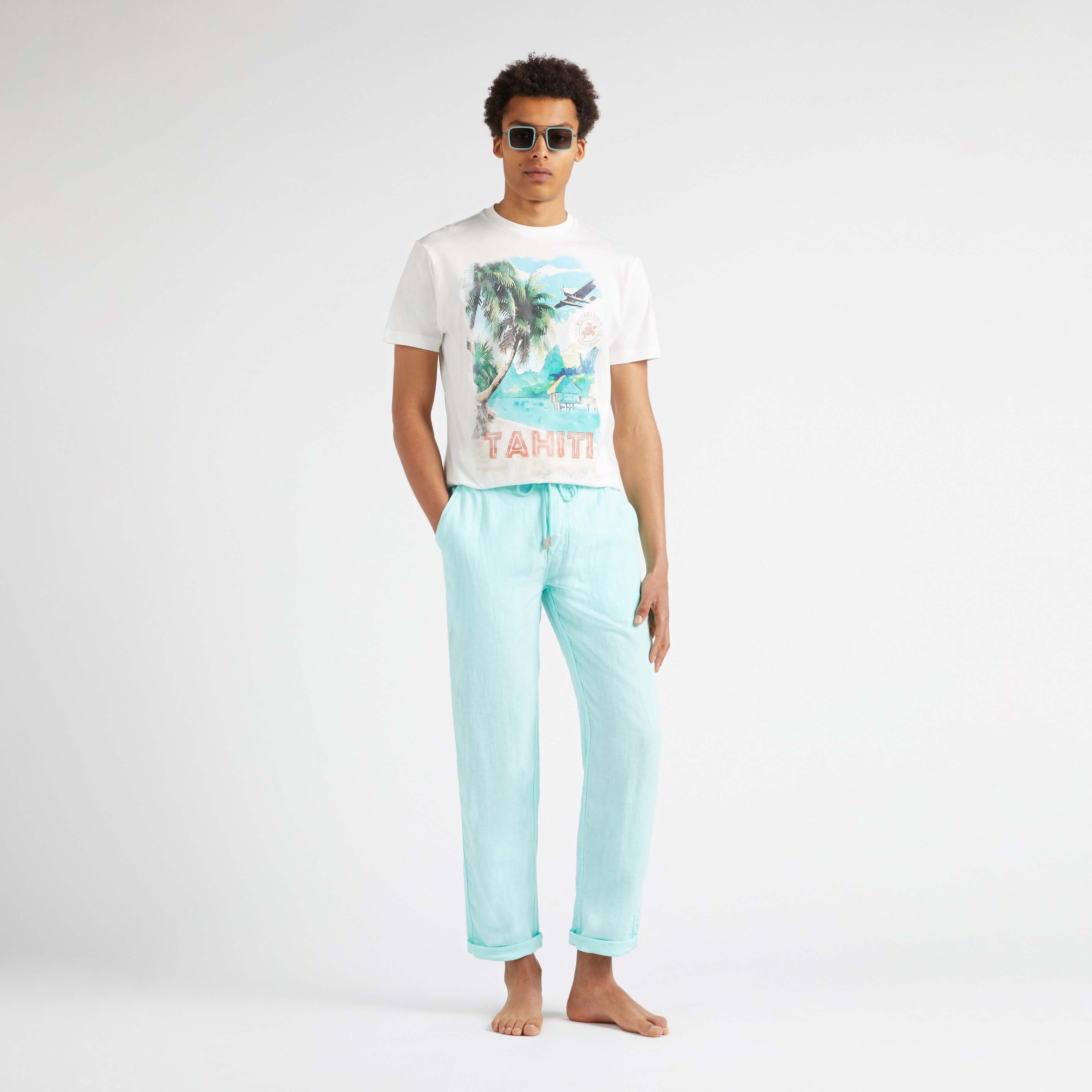 Men Cotton T-shirt Tahiti - 5