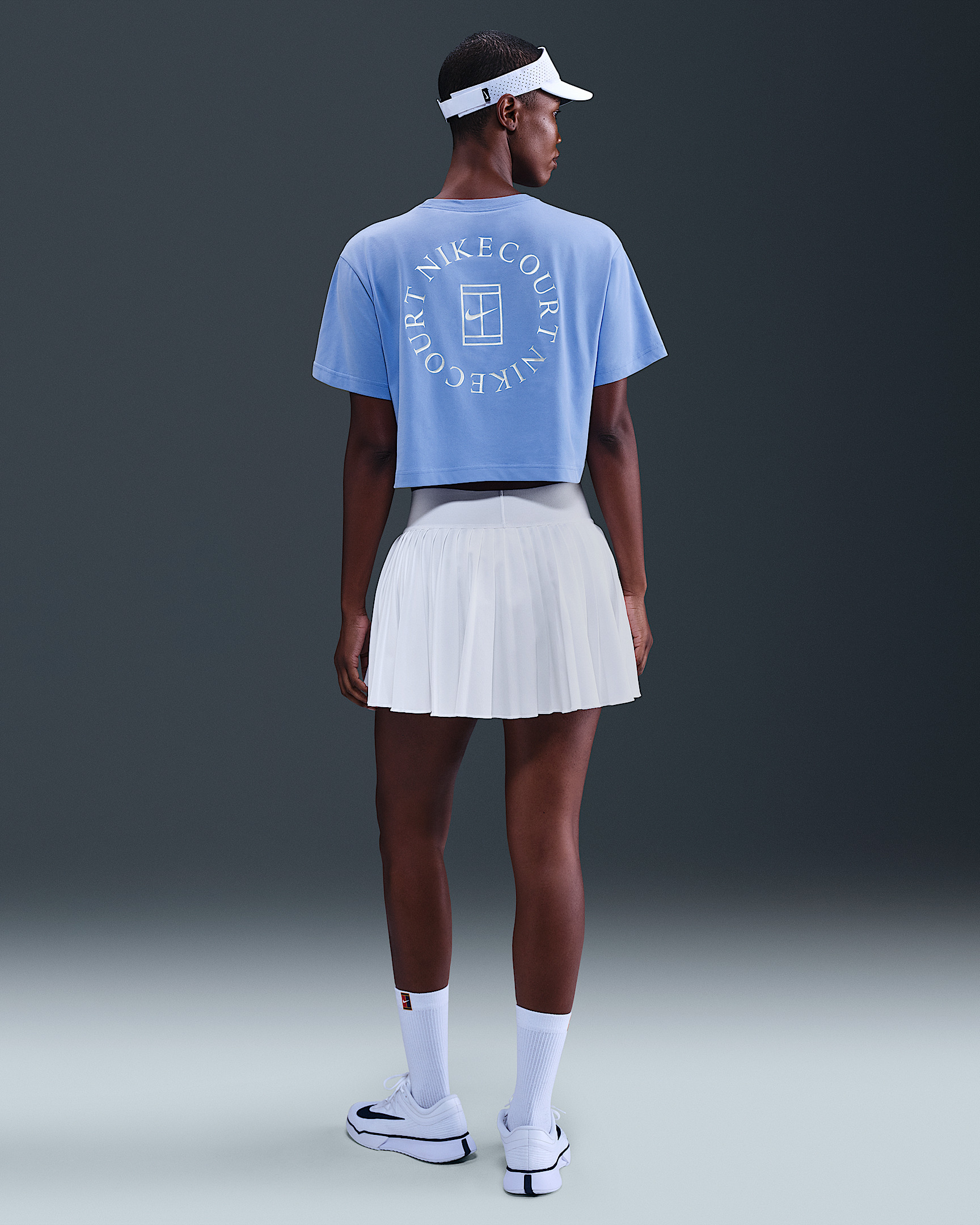 Nike Slam Women's Dri-FIT Short-Sleeve Cropped Tennis T-Shirt - 5