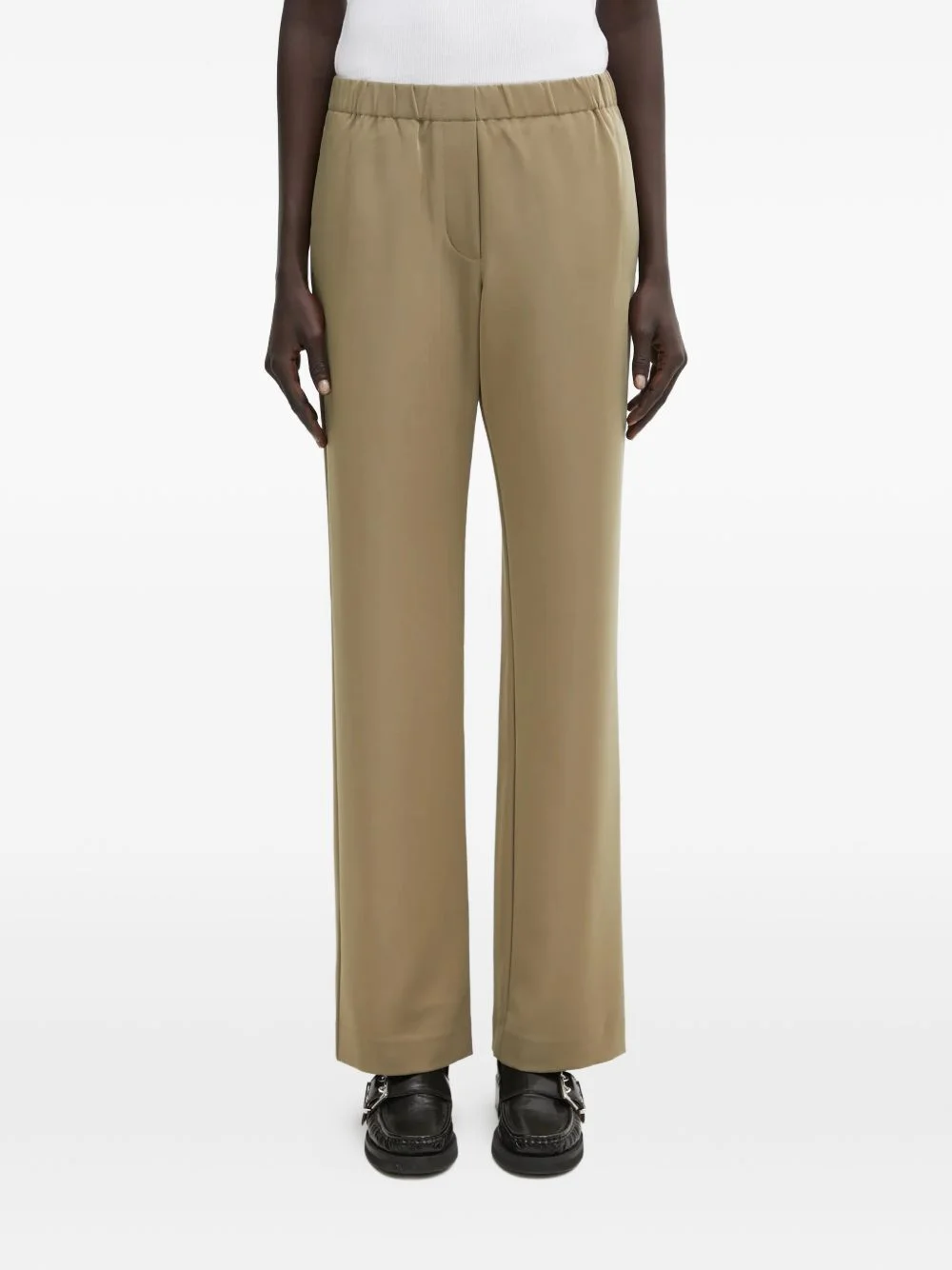 elasticated waist trousers - 1