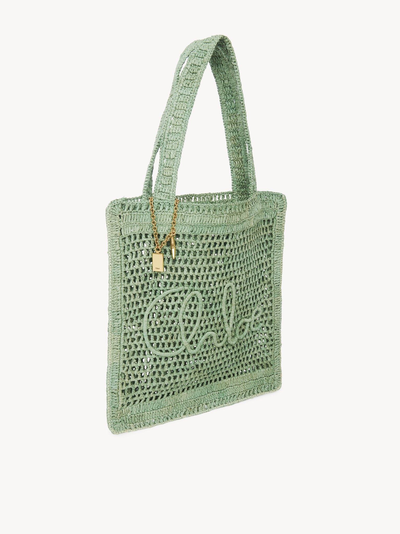 SUMMER BANANA TOTE BAG IN RAFFIA - 3