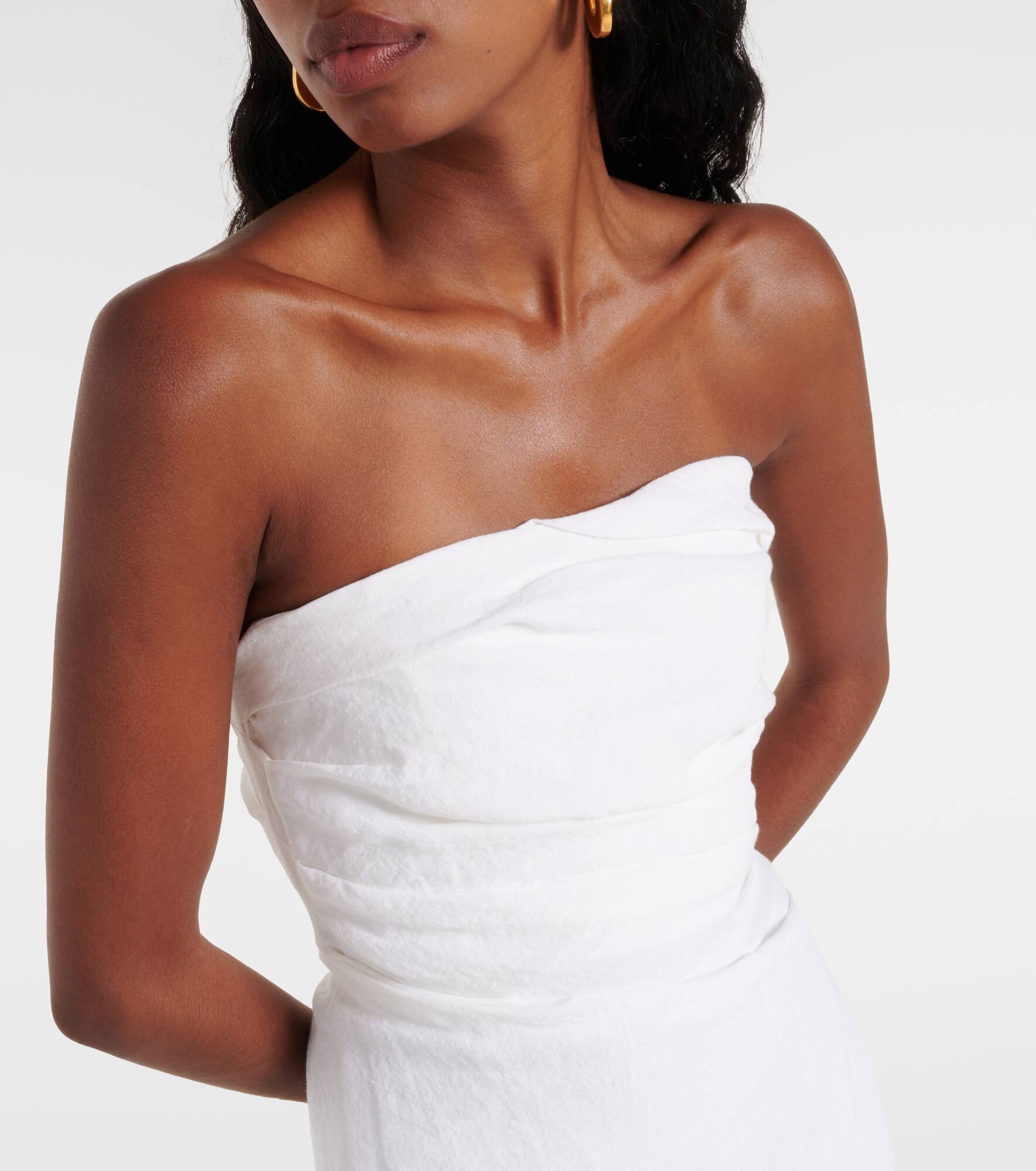 Bridal Sabella linen maxi dress - 4
