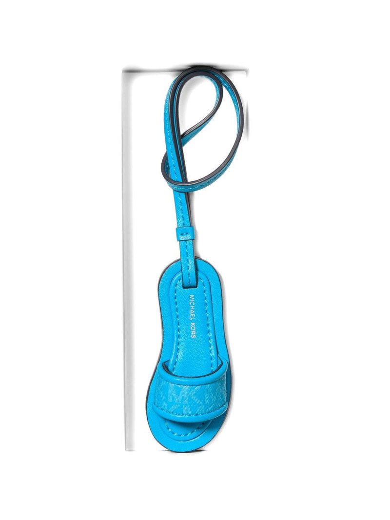 logo-print sandal charm 4
