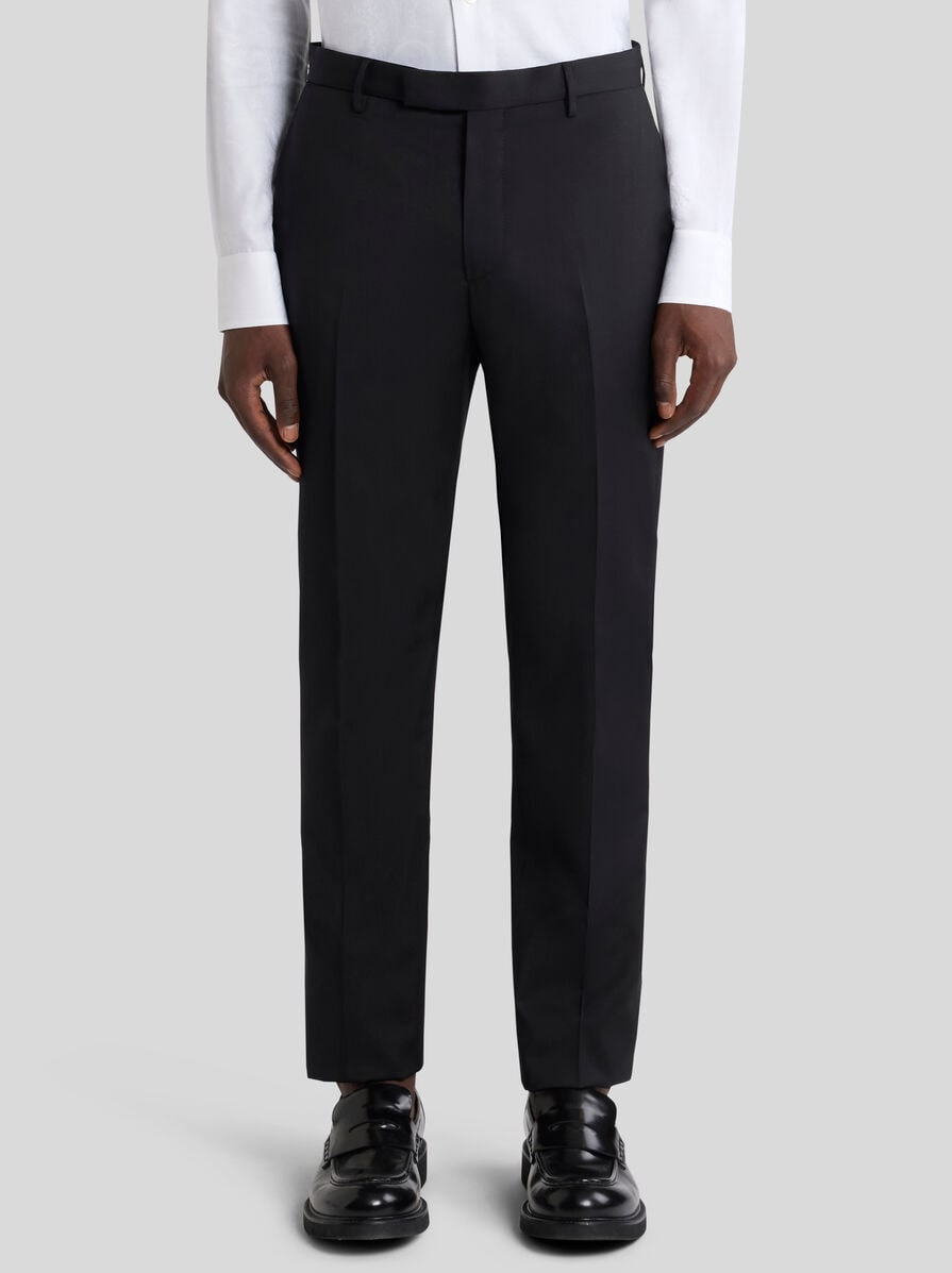 EVENING TROUSERS WITH SIDE BAND DETAIL - 2