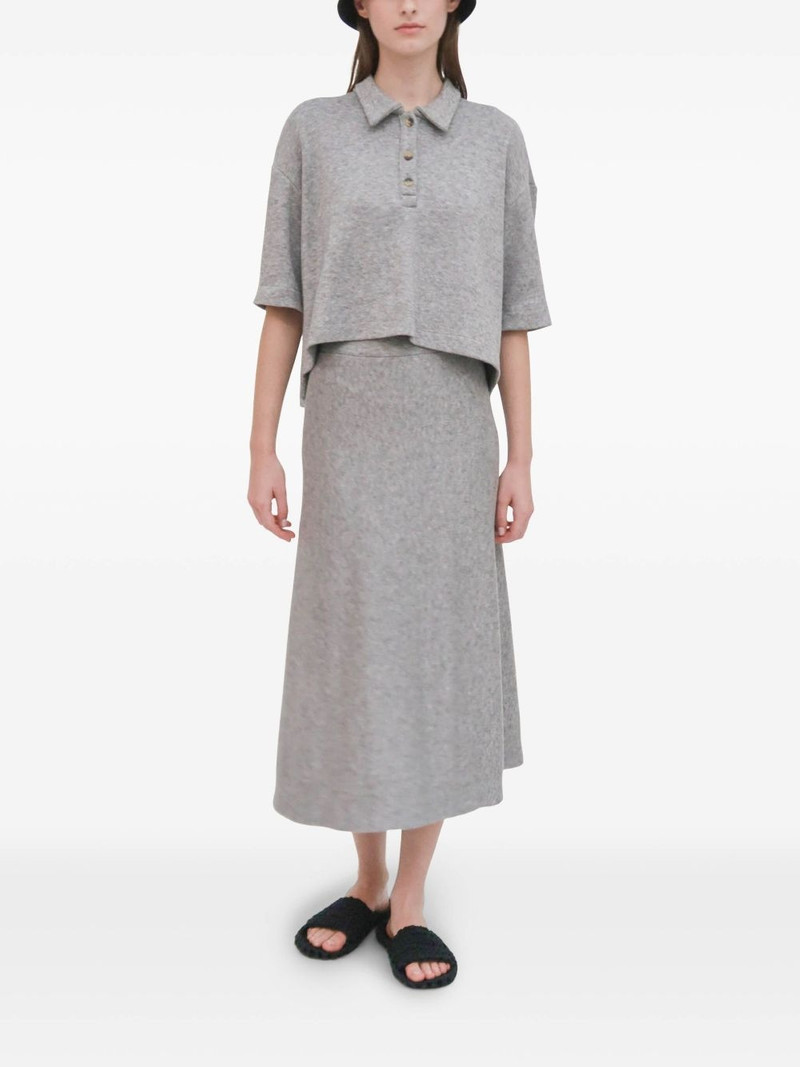 ROSETTA GETTY button-fastening polo top outlook