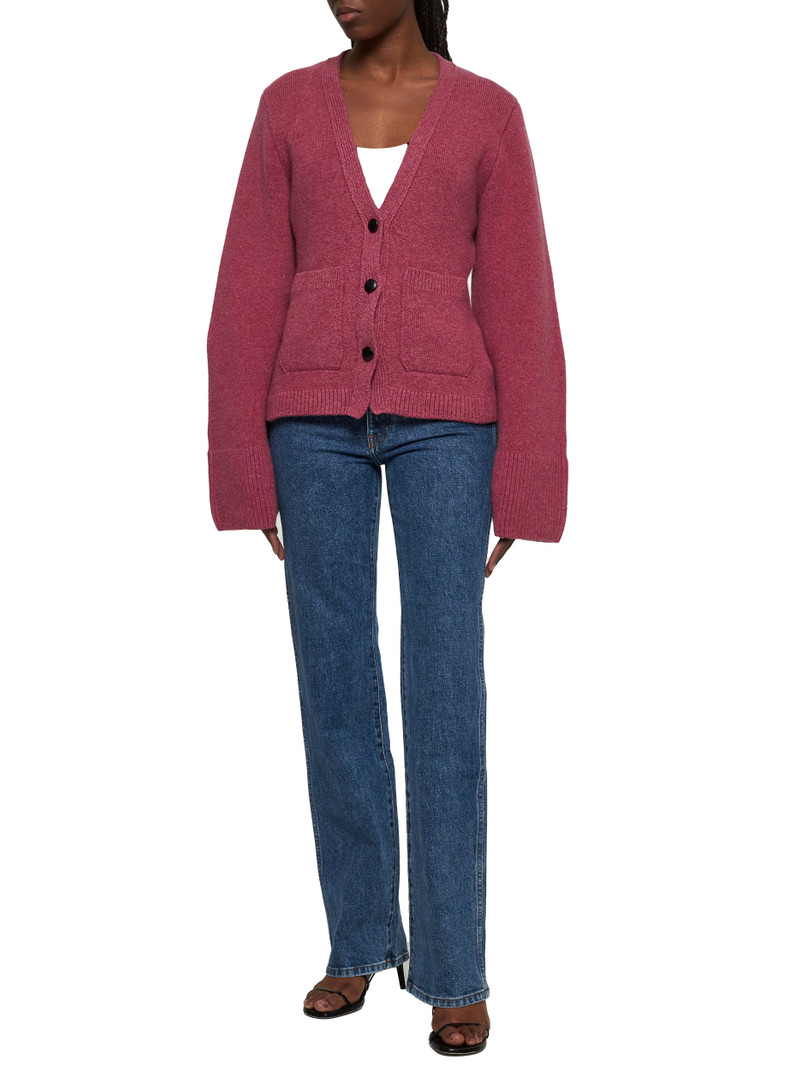 KHAITE Blue denim Danielle jeans outlook