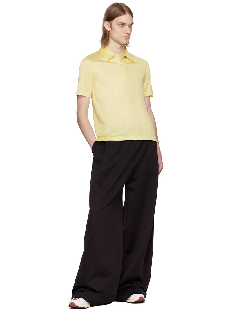 LACOSTE Yellow Runway Regular Fit Satin Piqué Polo outlook