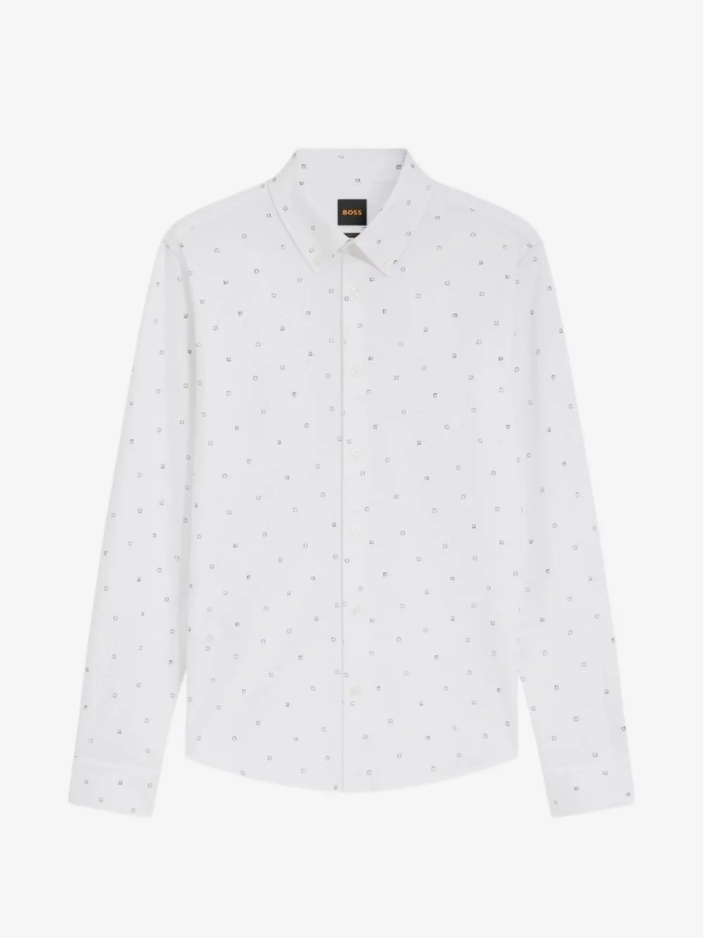 relaxed-fit shirt in printed cotton jersey - 1