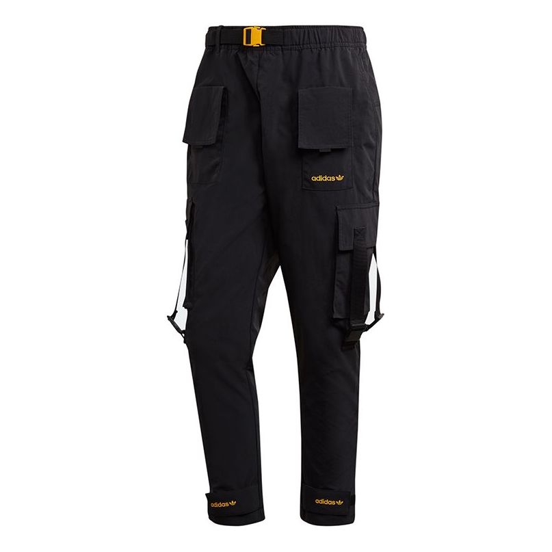 adidas originals TECH PANT Multiple Pockets Cargo Sweatpants Black GJ6719 - 1