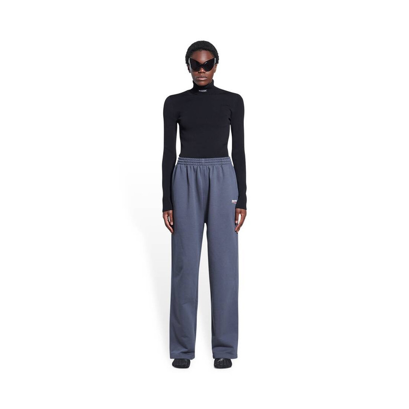BALENCIAGA Political Campaign Jogging Pants in Grey outlook