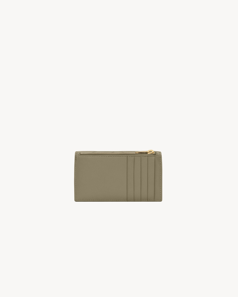 SAINT LAURENT CASSANDRE FRAGMENTS FLAP CARD CASE IN LAMBSKIN outlook
