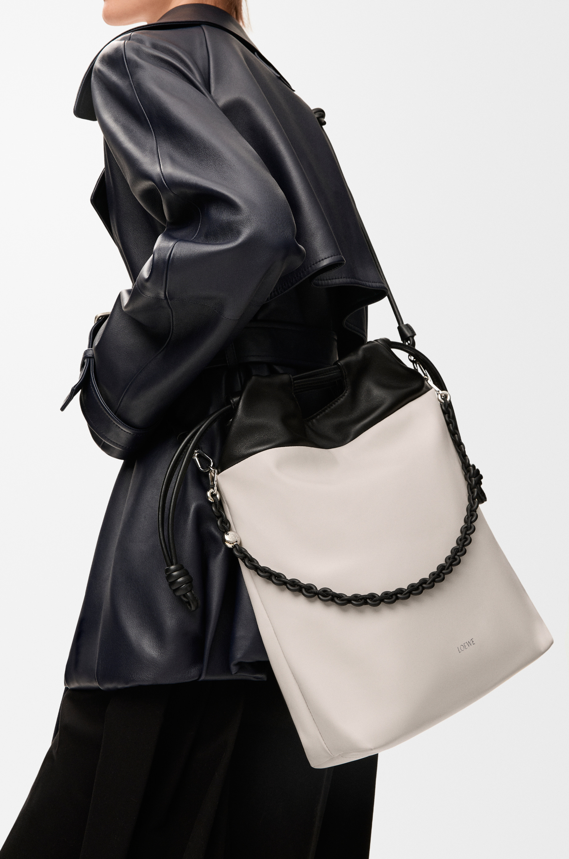 Flamenco purse tote in mellow nappa lambskin - 4