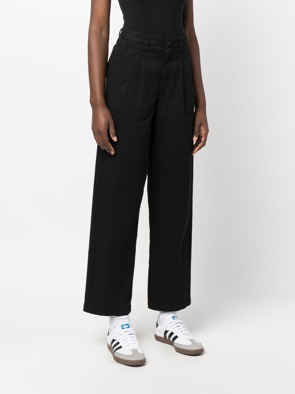 cropped wide-leg jeans - 3