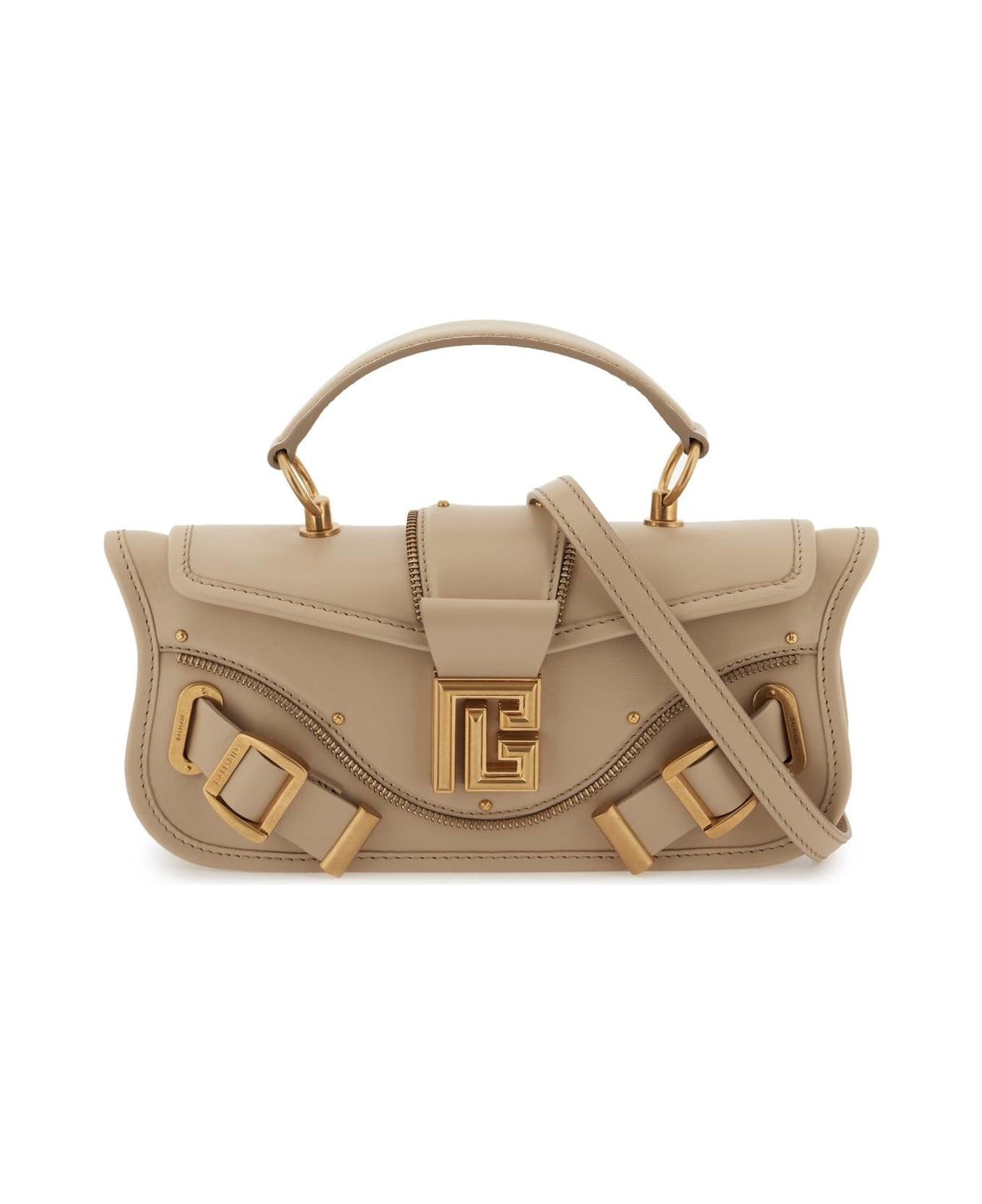 Baguette Bag With Monogram Buckle - 1