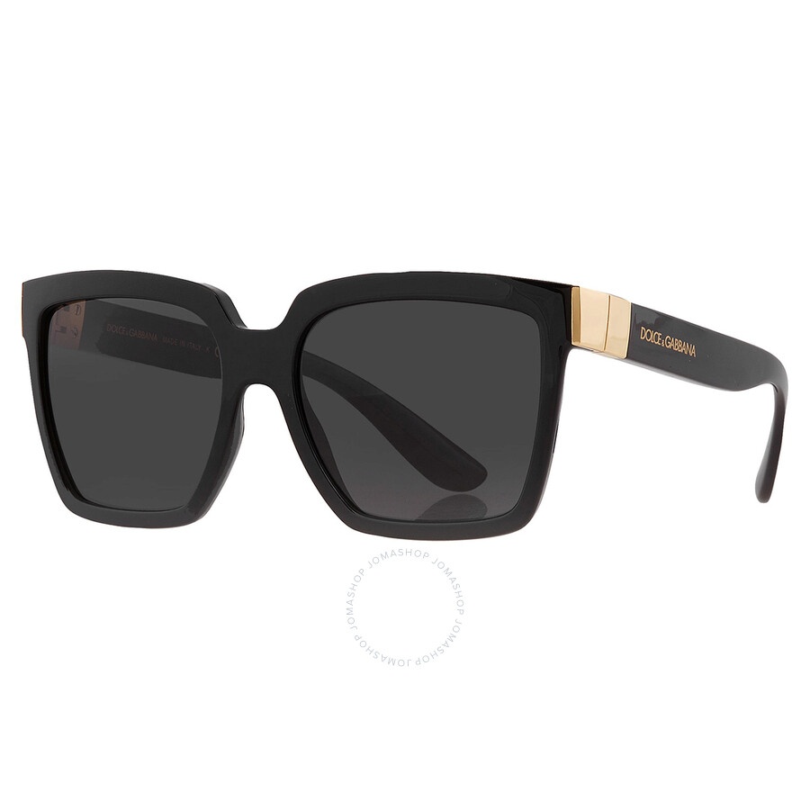 Dolce and Gabbana Dark Grey Square Ladies Sunglasses DG6165 501/87 56 - 3
