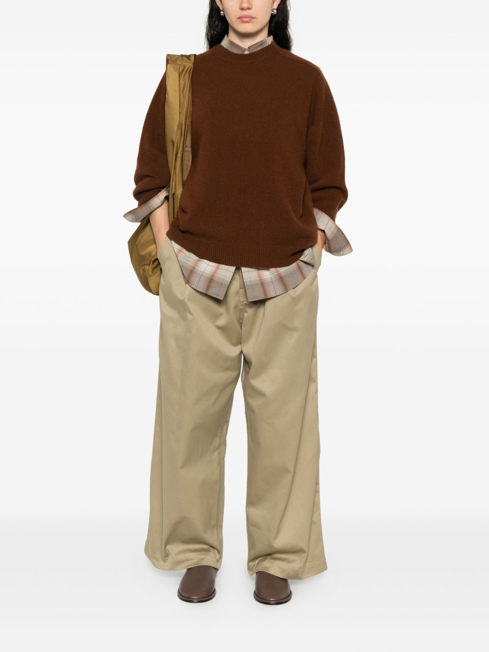 pleated-front trousers - 2
