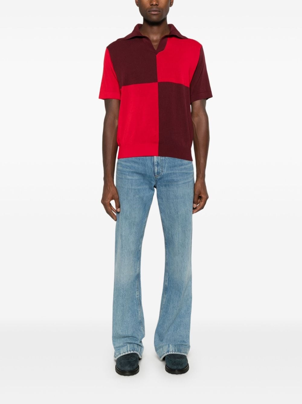 Checker polo shirt - 2