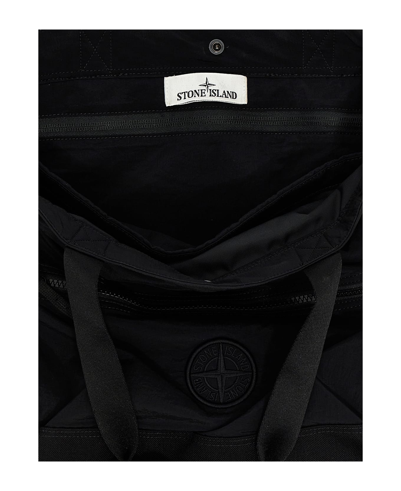 '91676 Nylon Metal' Shopping Bag - 4