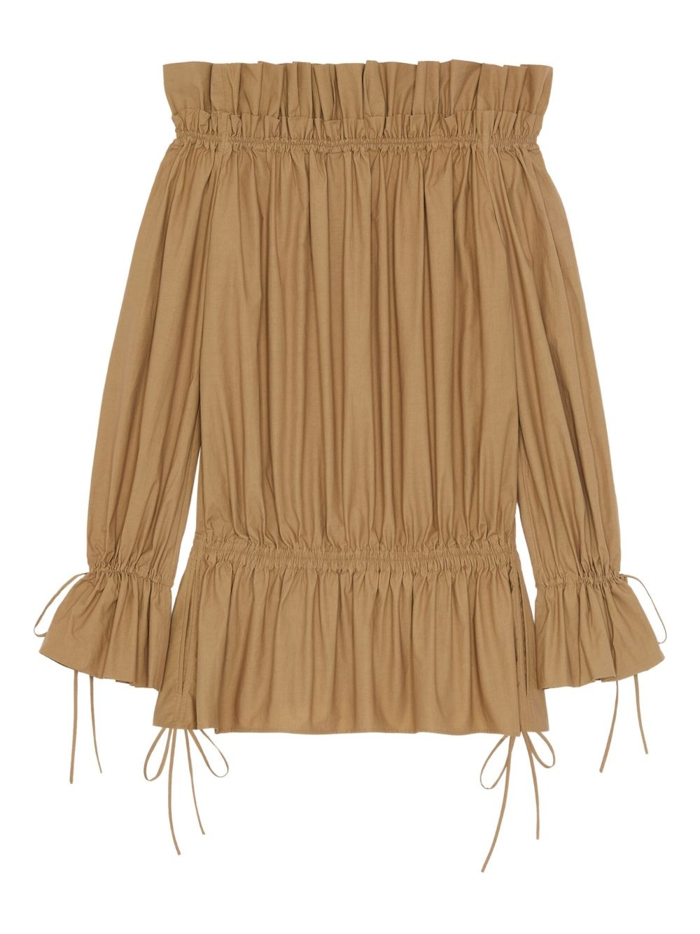 gathered off-shoulder dress - 2