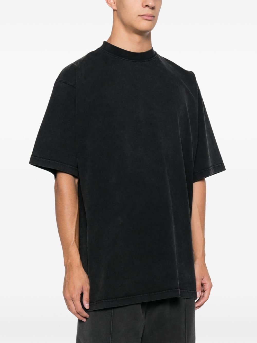 【BALENCIAGA】Rhinestone Logo Cotton T-Shirt Balenciaga Distressed Rhinestone-Logo T-Shirt | Harrods UK