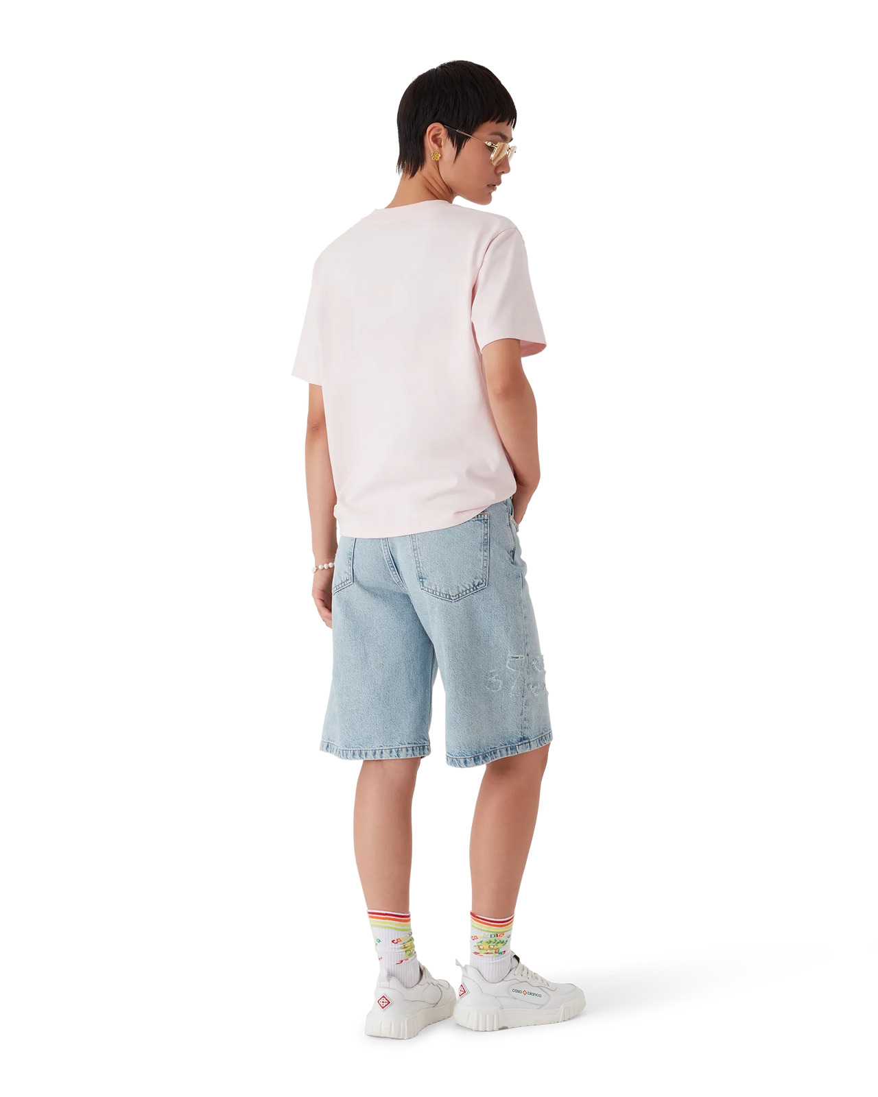 Manga Tennis Ball Short Sleeve T-Shirt | Casablanca Paris - 3
