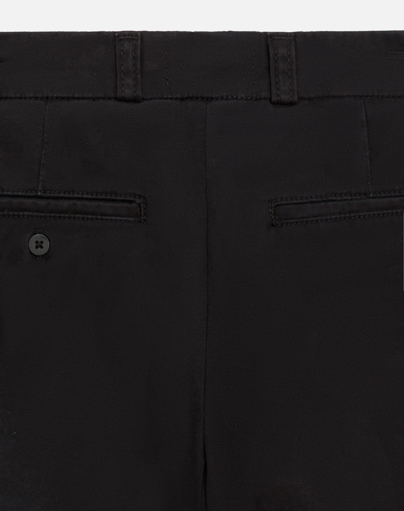 Mid Rise Wide Leg Trouser - Washed Black 5