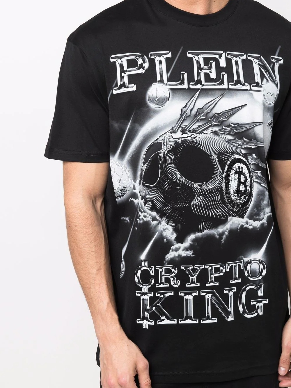 'Crypto King' cotton T-shirt - 5