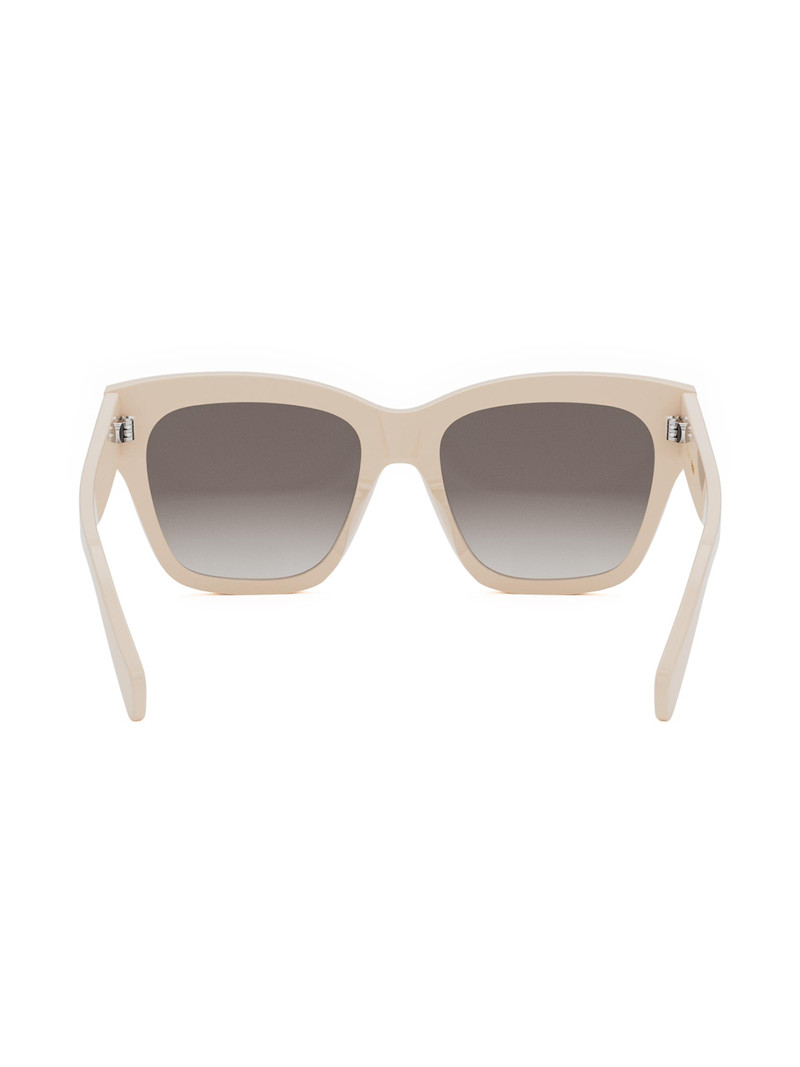 Women's Triomphe 55MM Geometric Sunglasses - Cream Brown Gradient 5