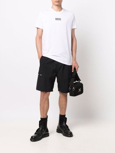 Diesel small logo print T-shirt outlook