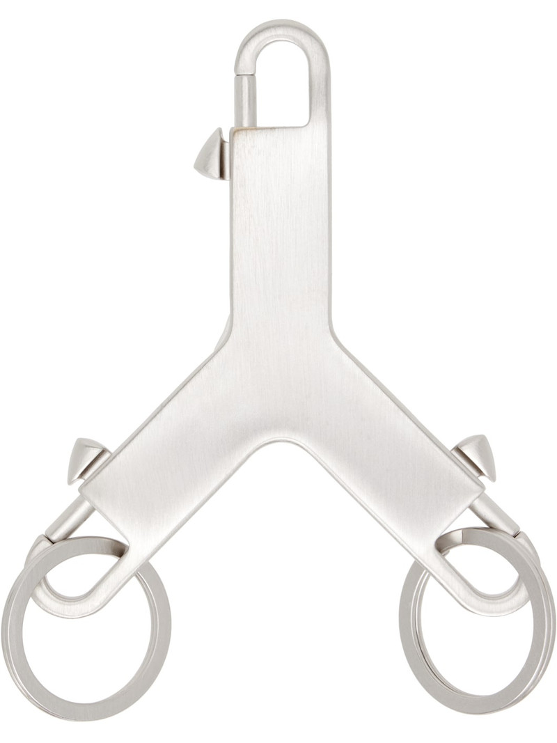Rick Owens Silver Concordians Cerberus Keychain outlook