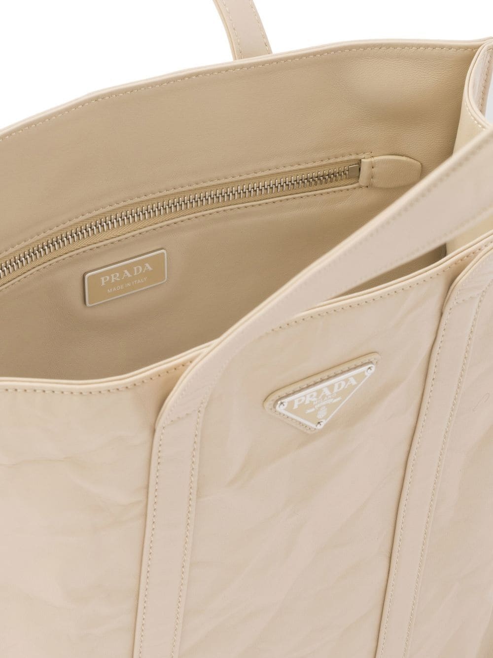 nappa-leather tote bag - 6