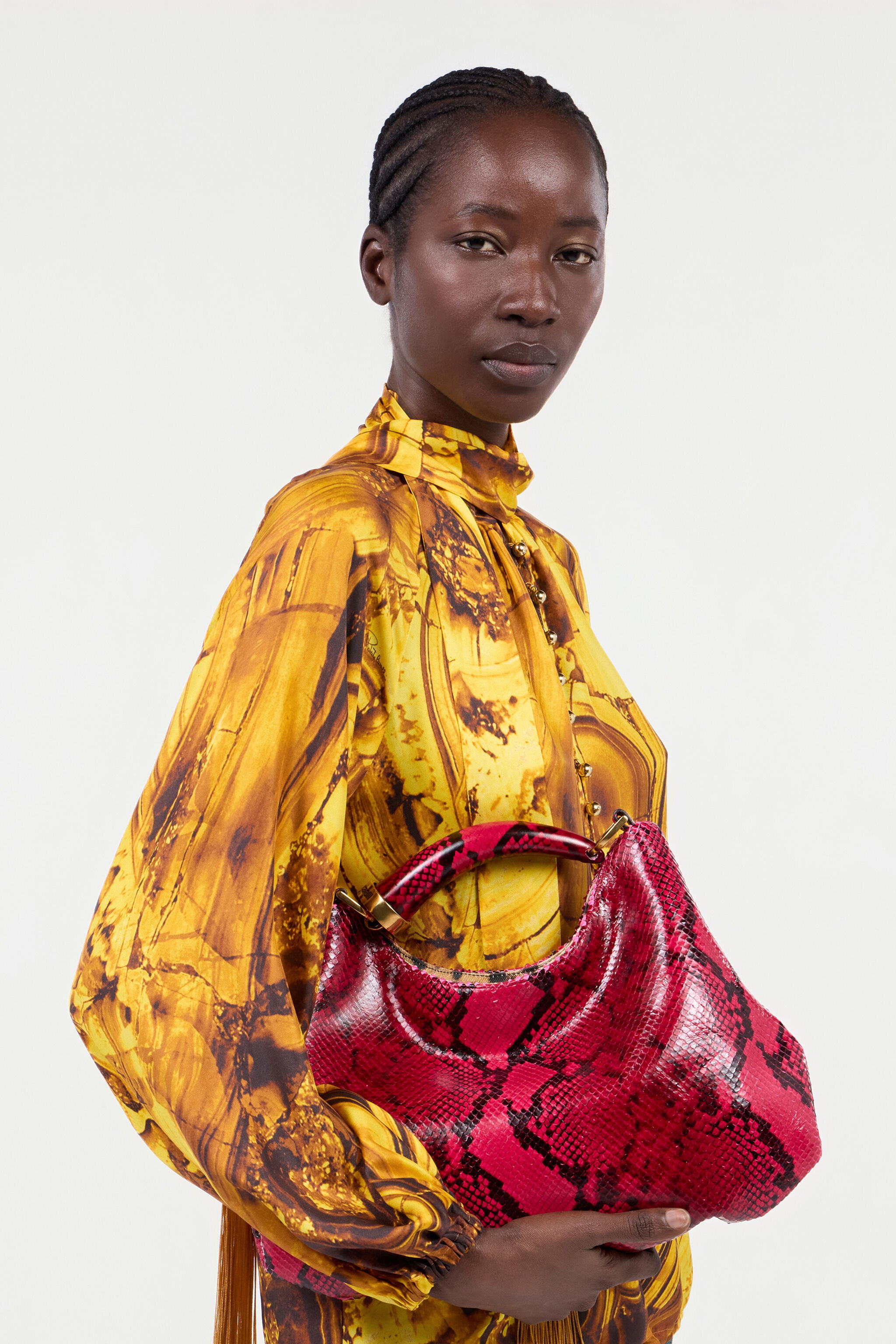 Python-Print Hobo Bag - 2