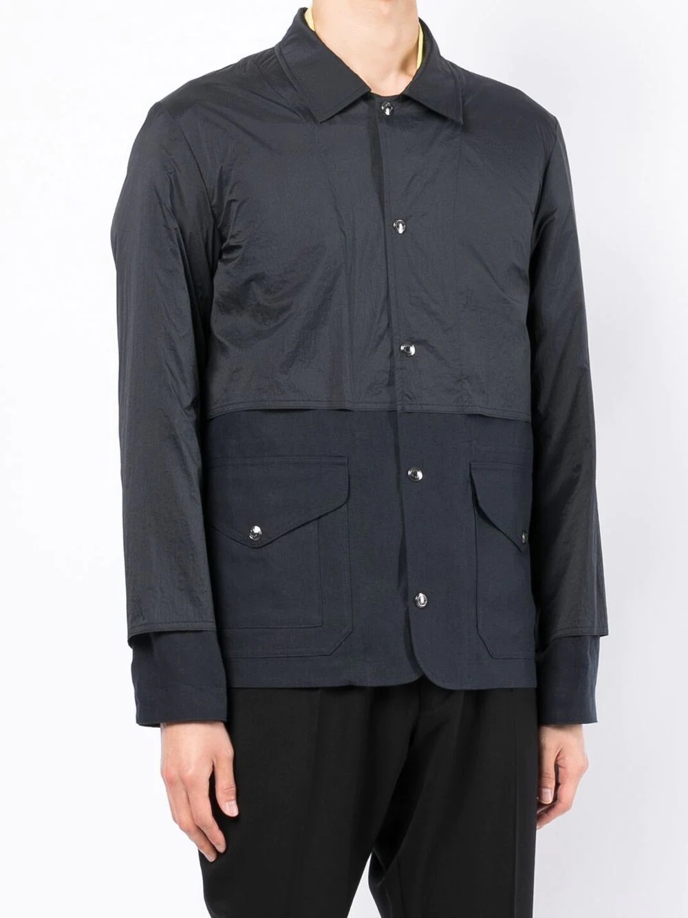 hybrid linen shirt jacket - 3