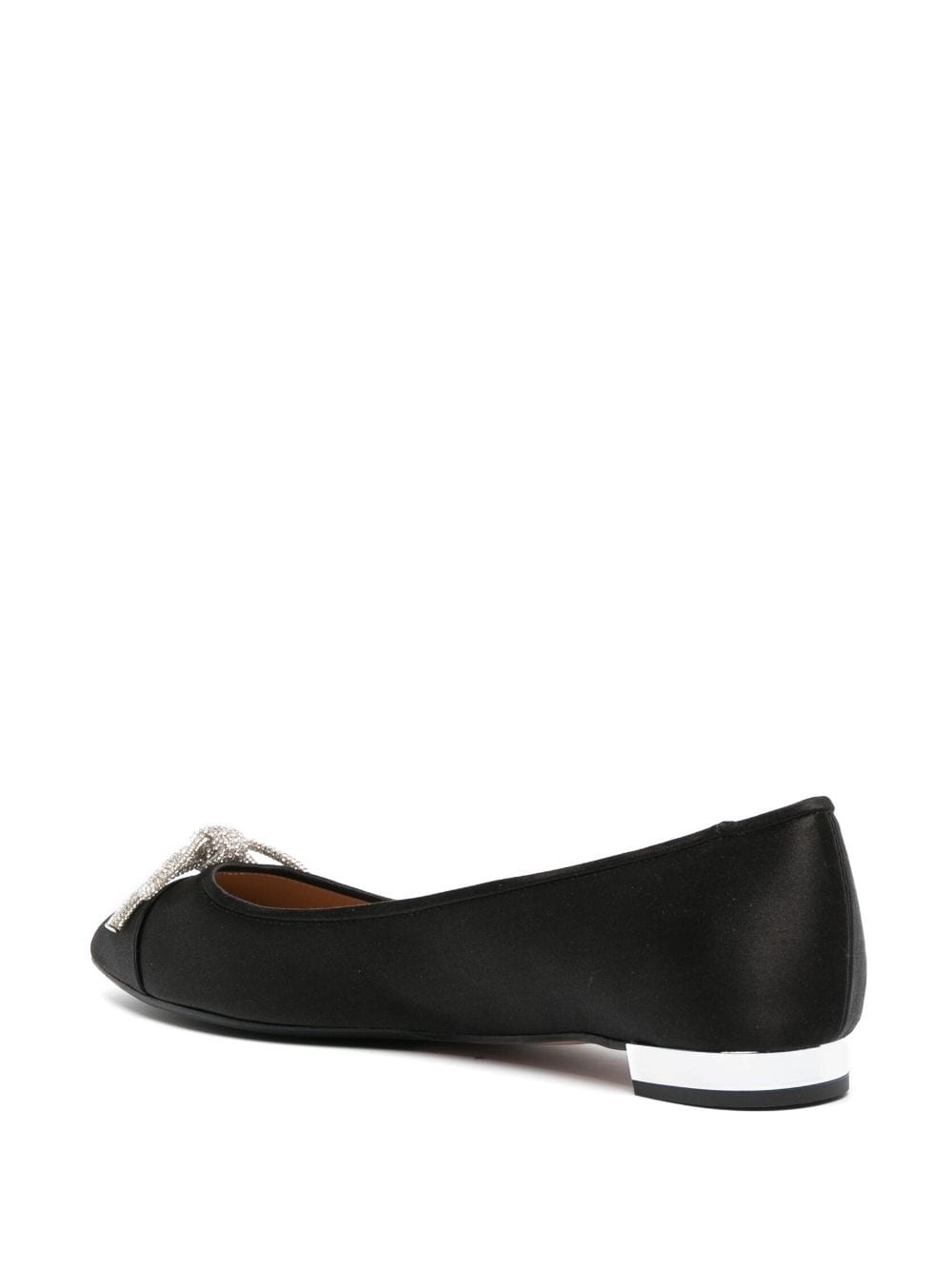 Parisina satin-finish ballerina shoes - 3