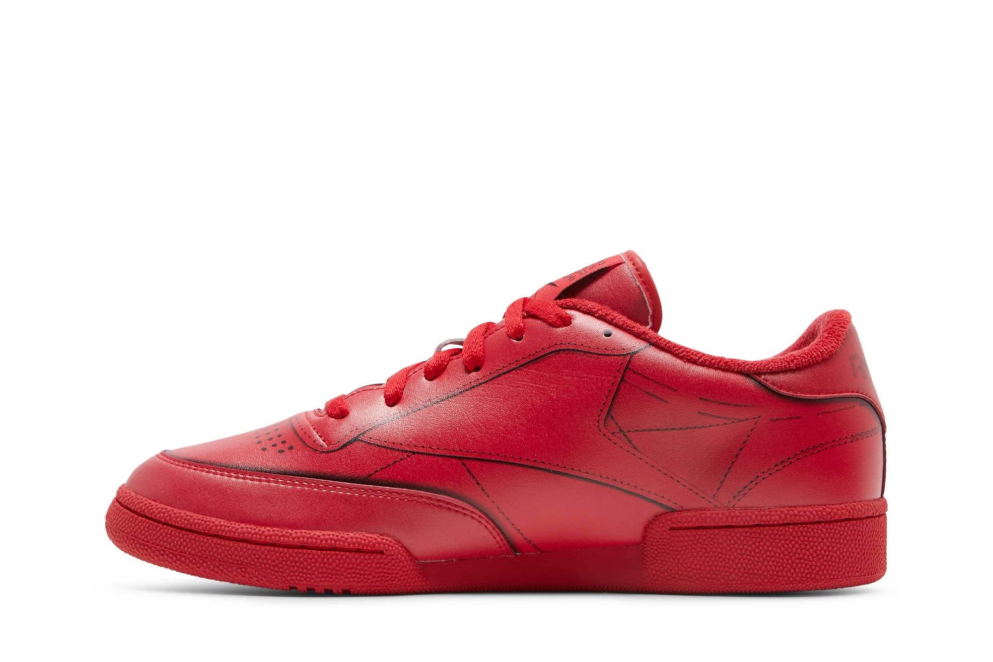 Reebok x Maison Margiela Club C 'Vector Red' - 3