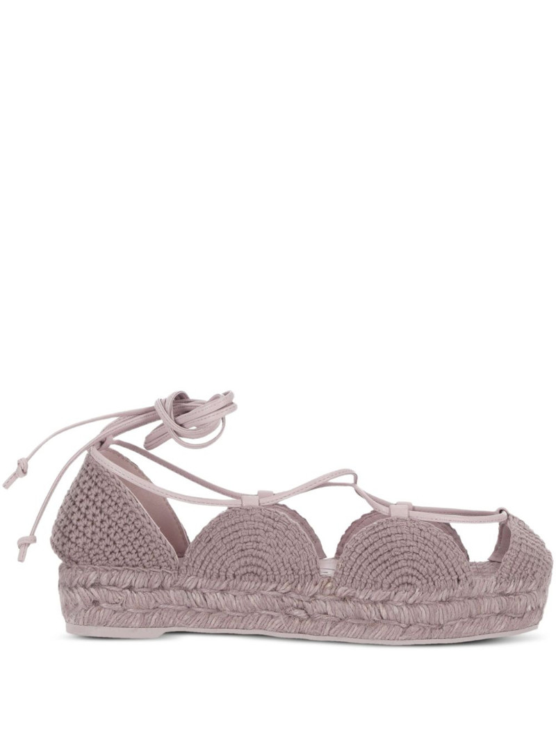 lace-up flat espadrilles 1