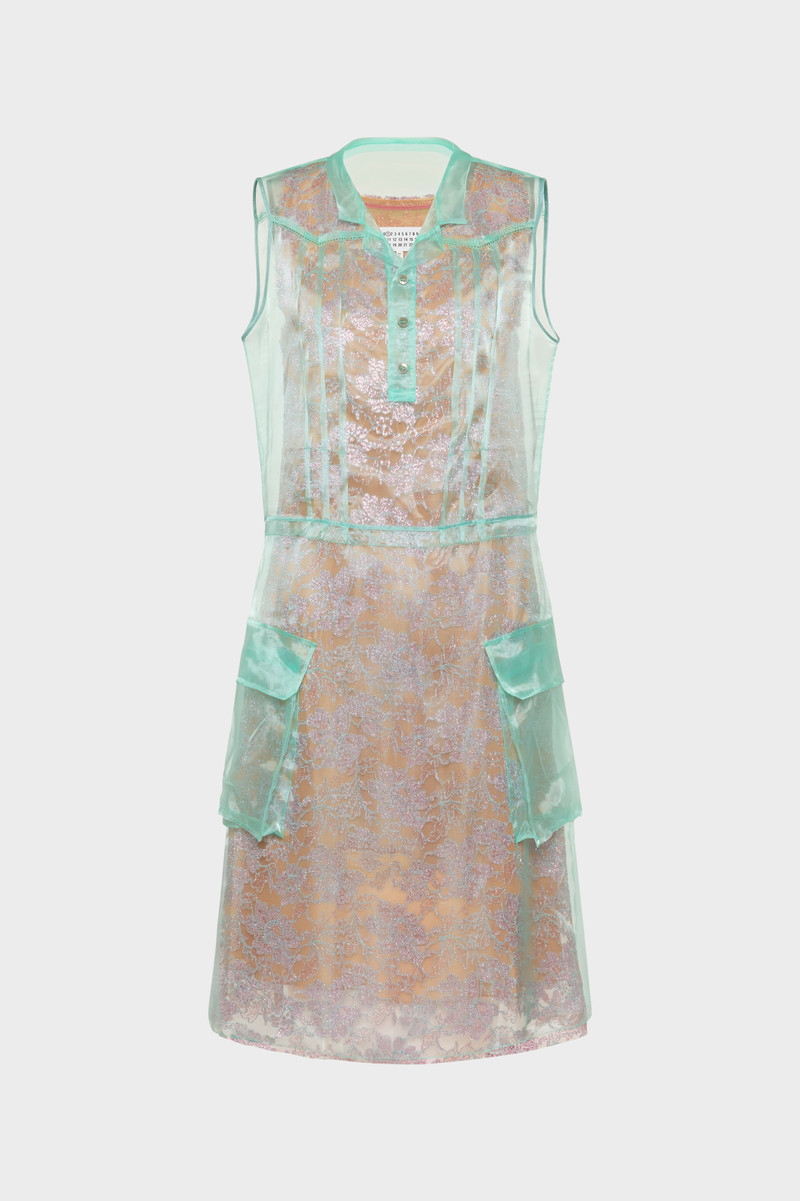 Sheer tea dress 1