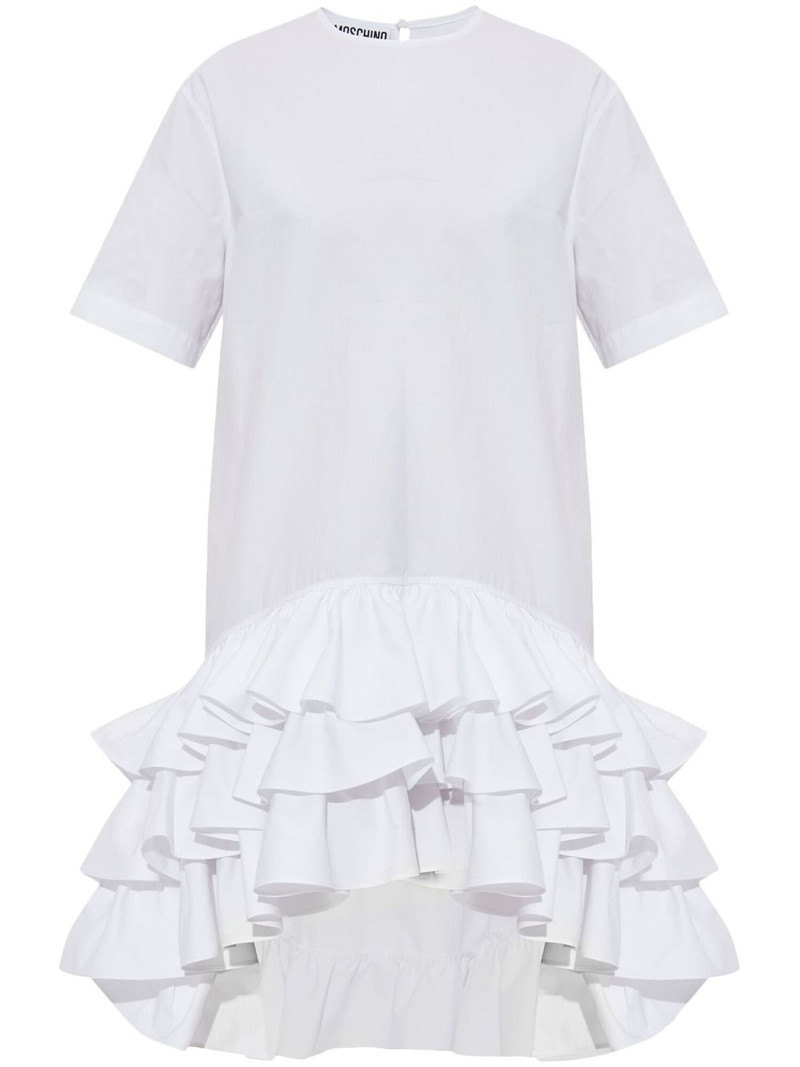 asymmetric ruffled dress 1