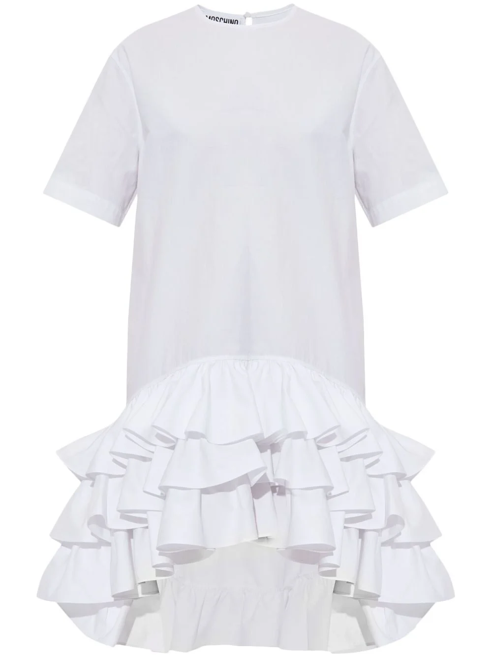 asymmetric ruffled dress - 1