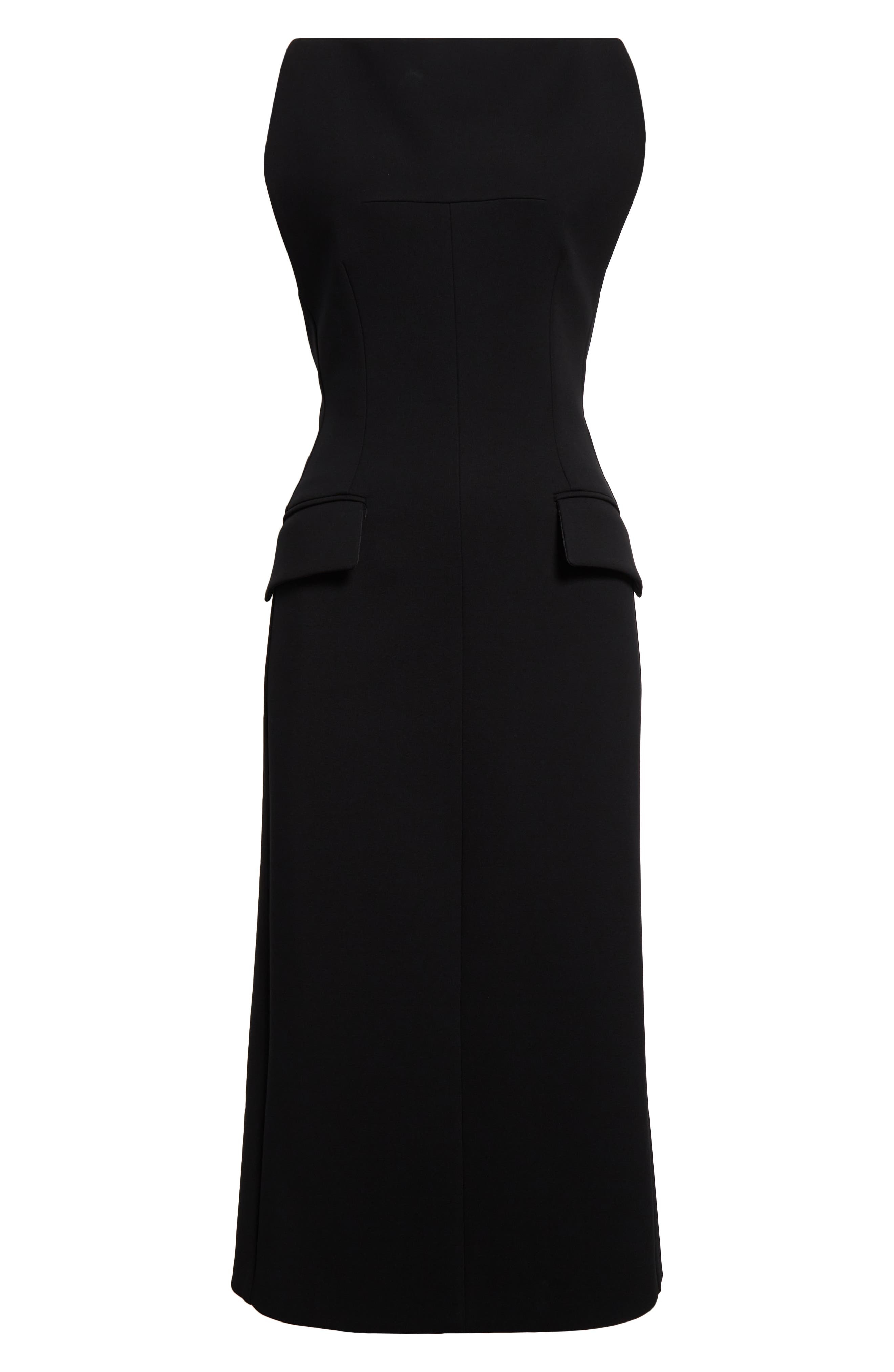 SPORTMAX Jersey Sheath Dress in Black at Nordstrom - 5