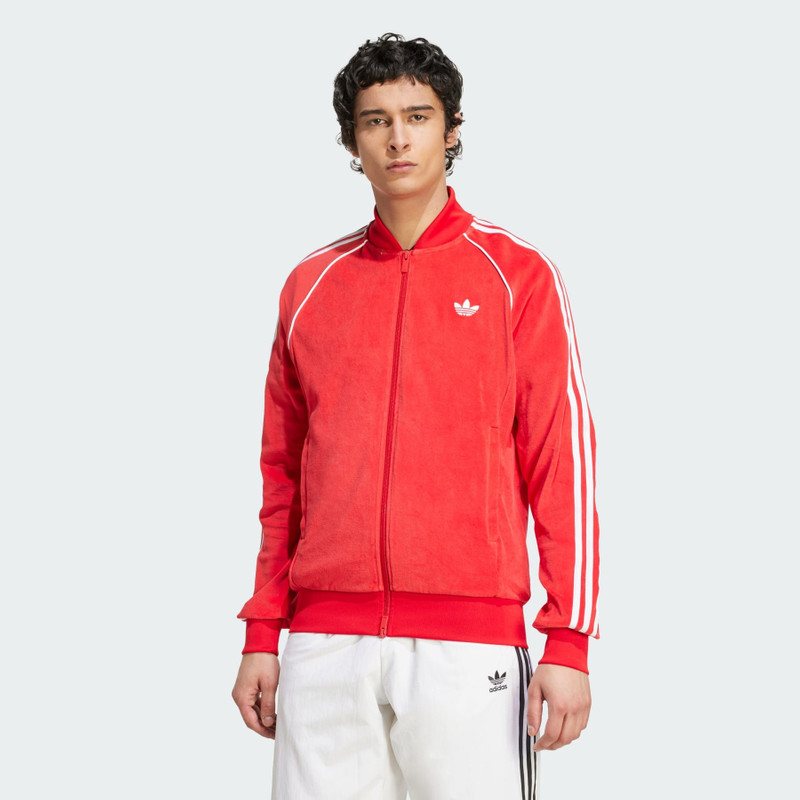 adidas SST Adicolor Velour Track Top outlook