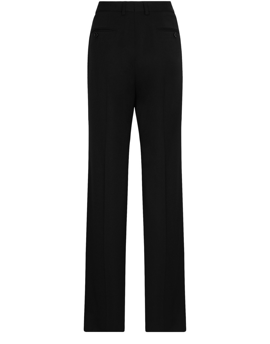 Flare Pants In Wool Canvas - 4