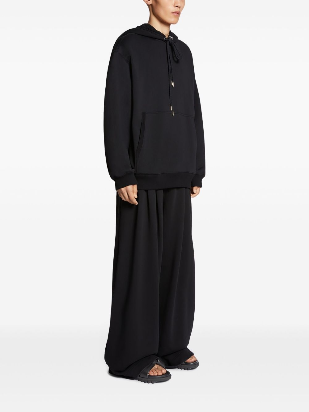 drawstring cotton hoodie - 3