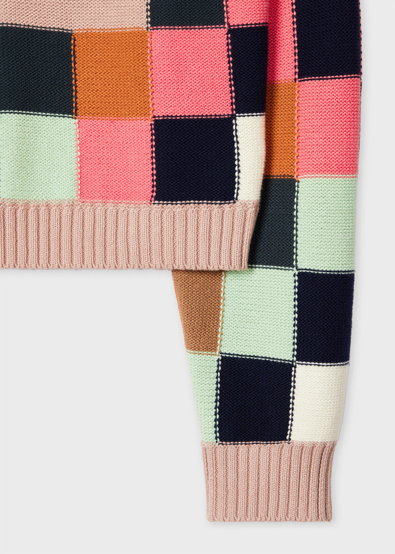 Paul Smith Women's Geometric Square Knitted Sweater outlook