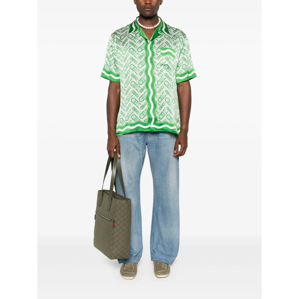 Casablanca Green Shirts Men - 4