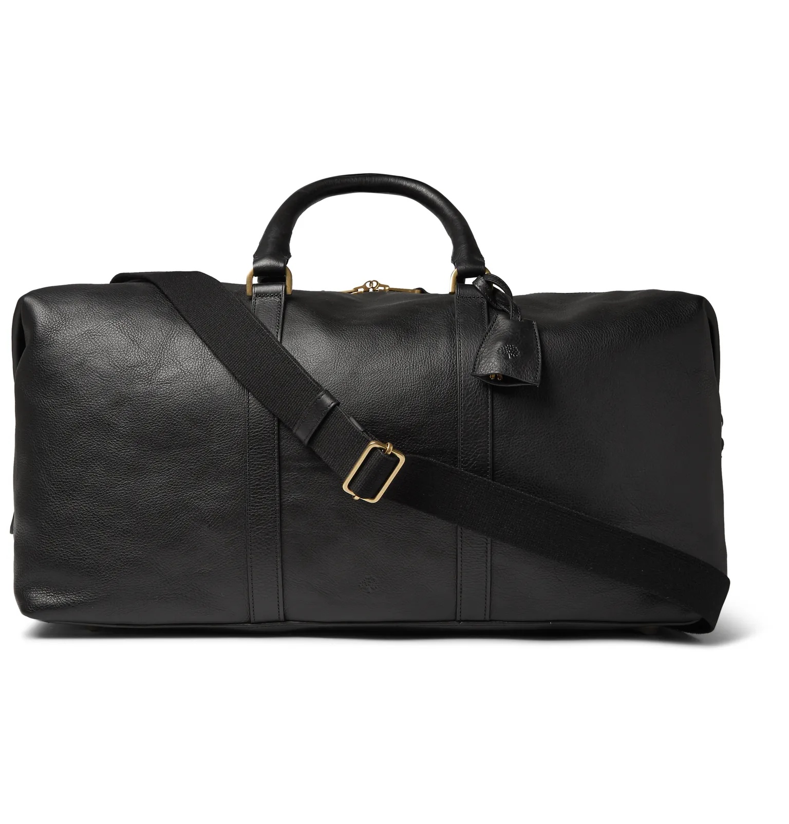 Medium Clipper Leather Holdall - 1