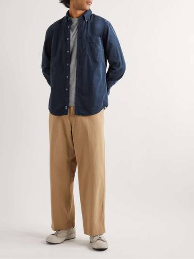 Aspesi Button-Down Collar Garment-Dyed Cotton-Corduroy Shirt outlook