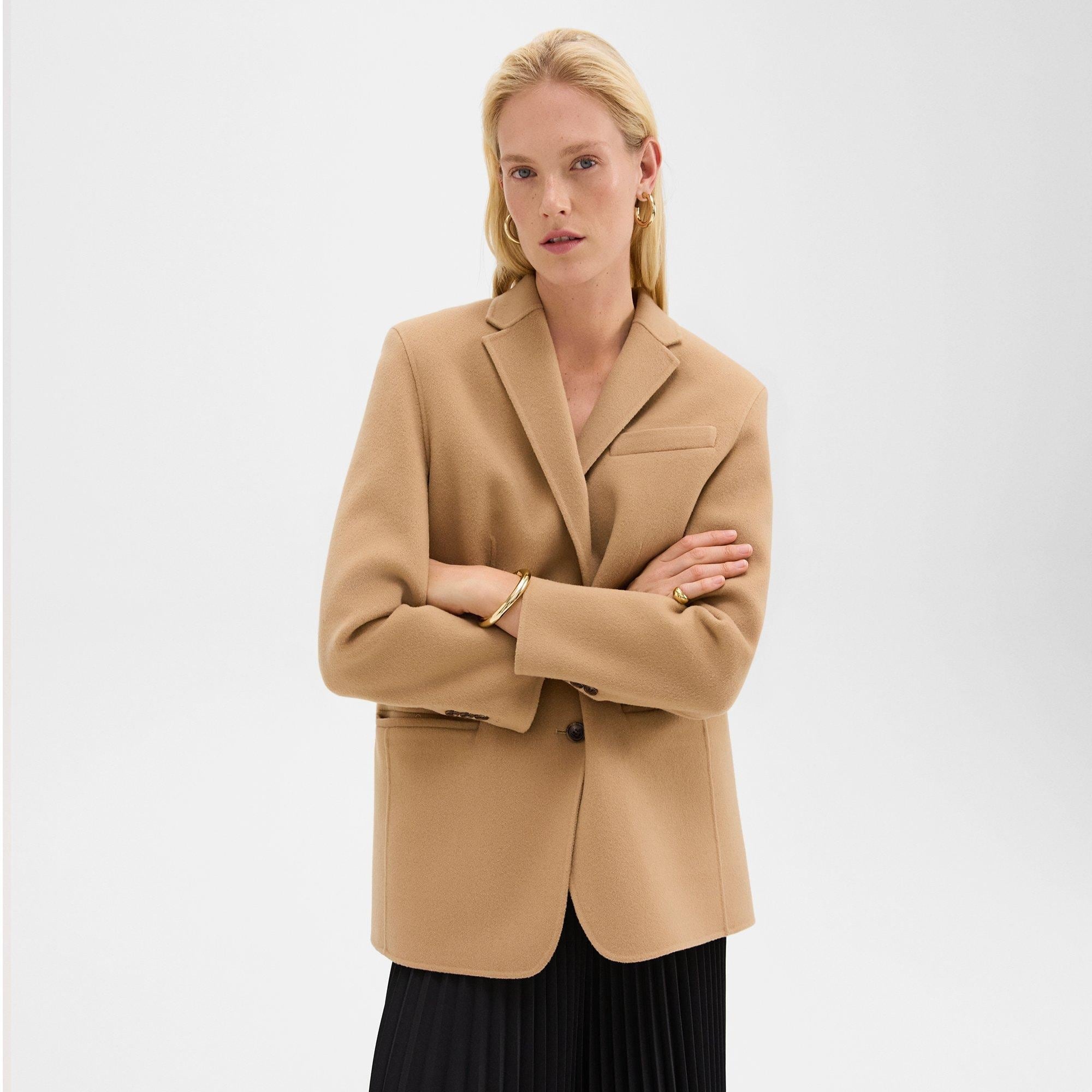 Oversized Blazer in Double-Face Wool-Cashmere - 2